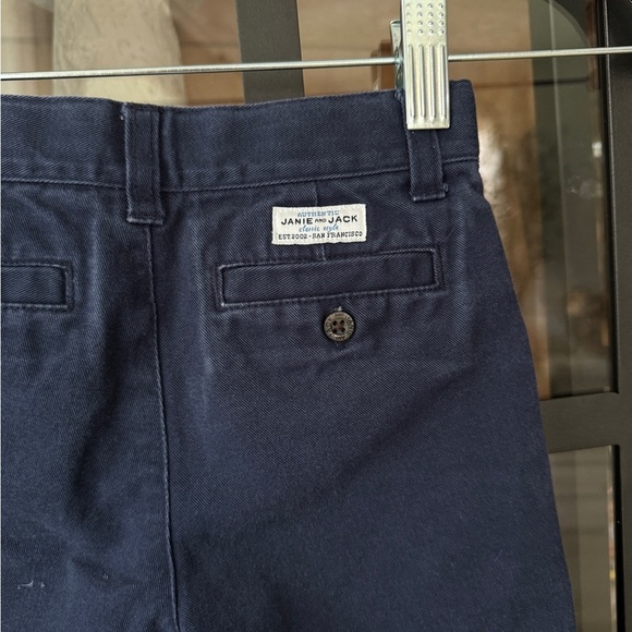 Janie & Jack twill navy pants trousers baby toddler boy formal pullon marine - Picture 3 of 7